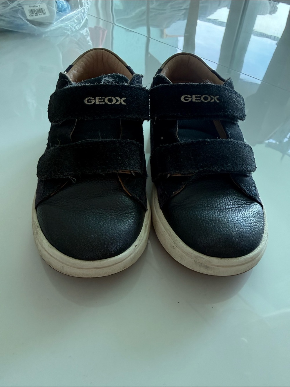 Geox Kids Blue Velcro Sneakers